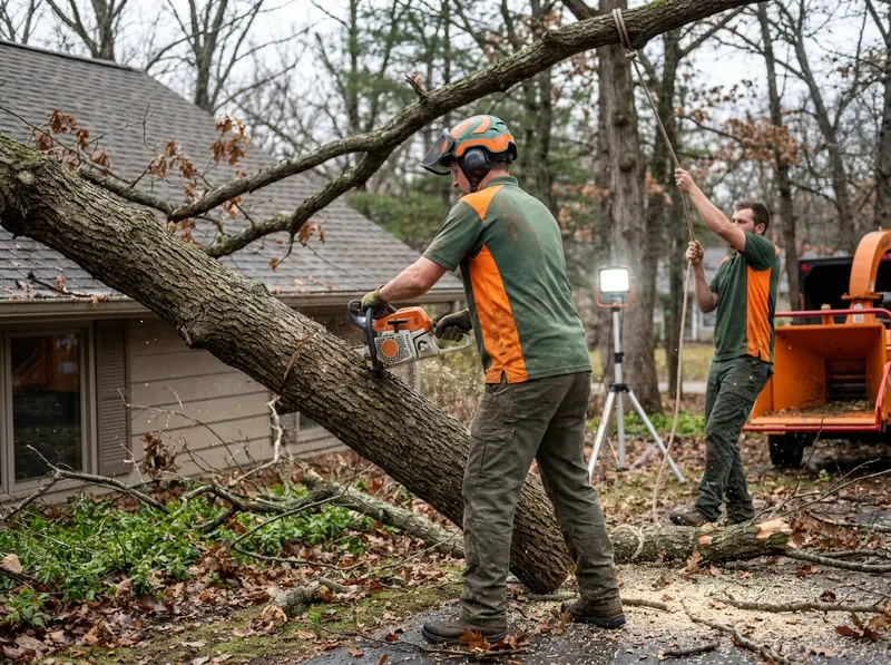 Emergency Storm Damage Removal in Chenequa, Wi