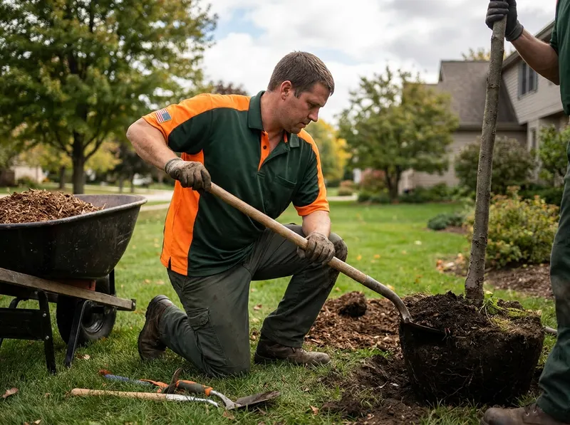 Tree Planting in Chenequa, Wi